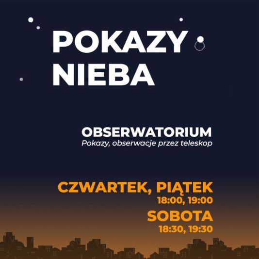 Pokazy Nieba w listopadzie i grudniu 2025r.